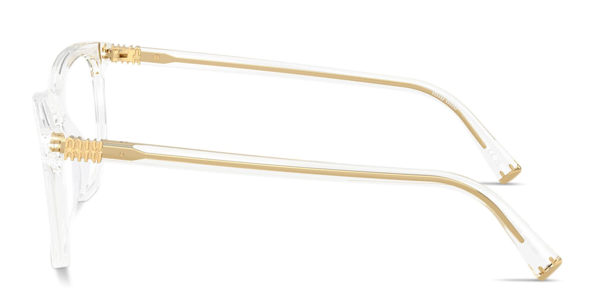 Miu Miu MU01WV 15Z1O1 transparent eyeglasses 54mm side view