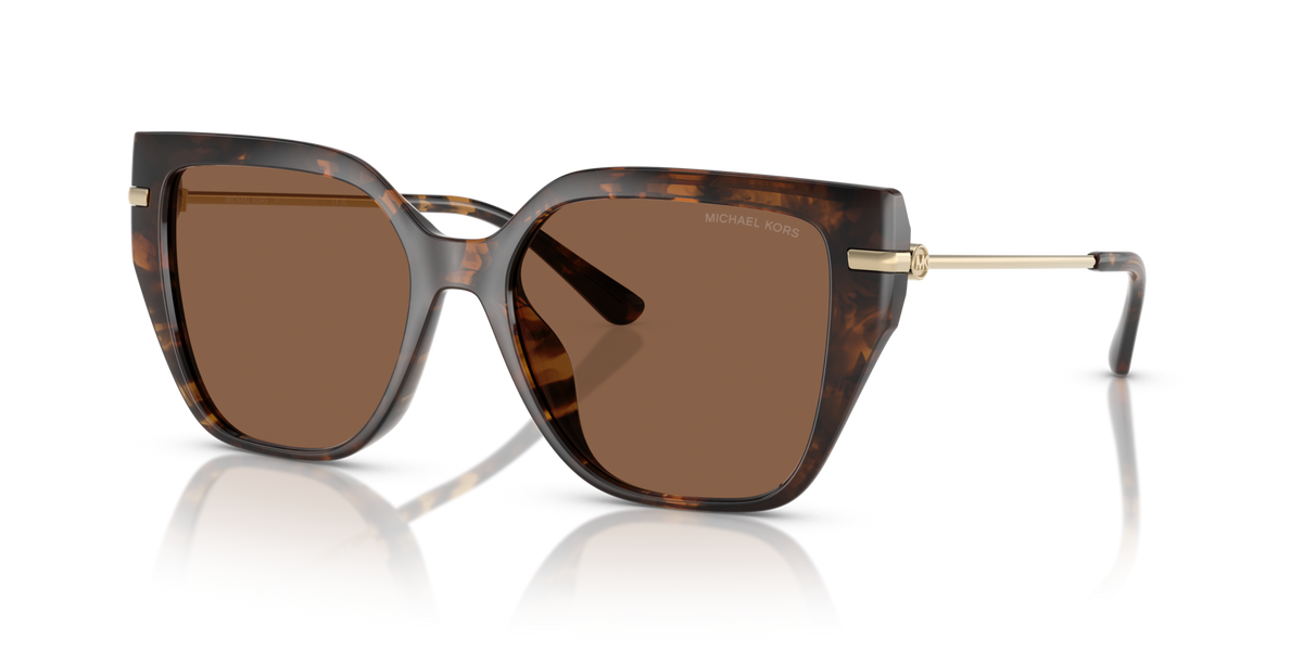 Michael Kors MK2231U 30063G dark tortoise sunglasses 54mm angled view