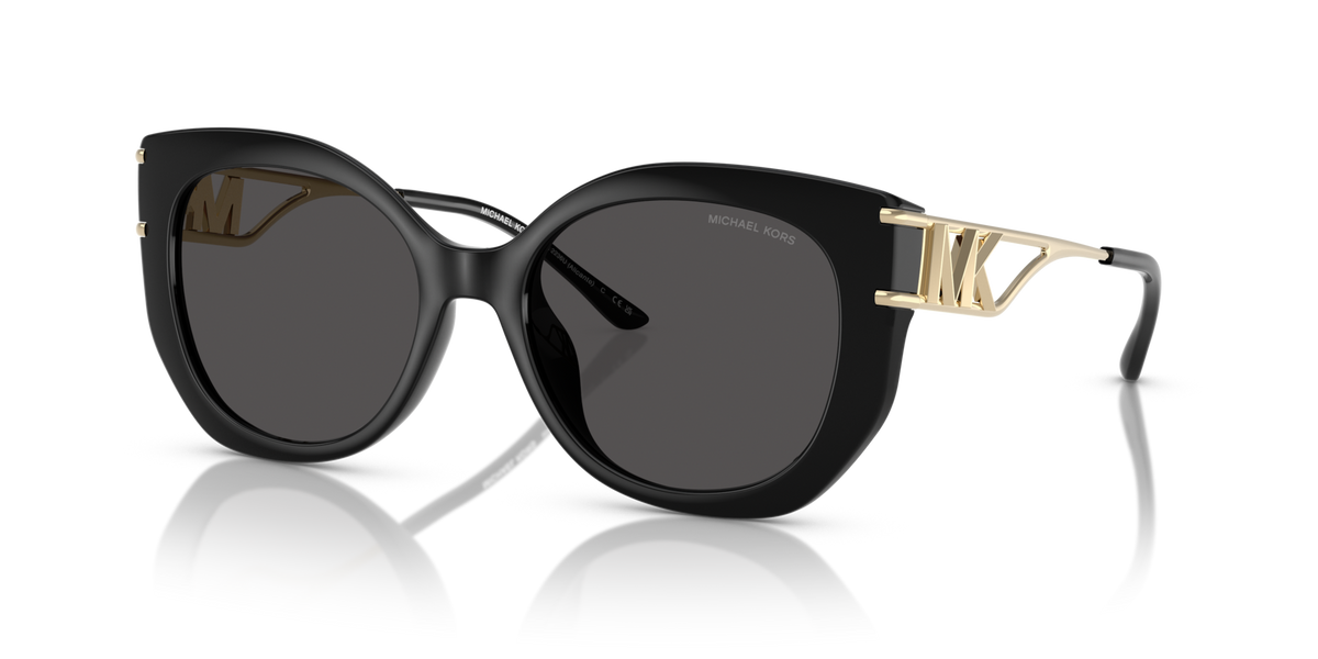 Michael Kors MK2236 300587 black sunglasses 53mm angled view