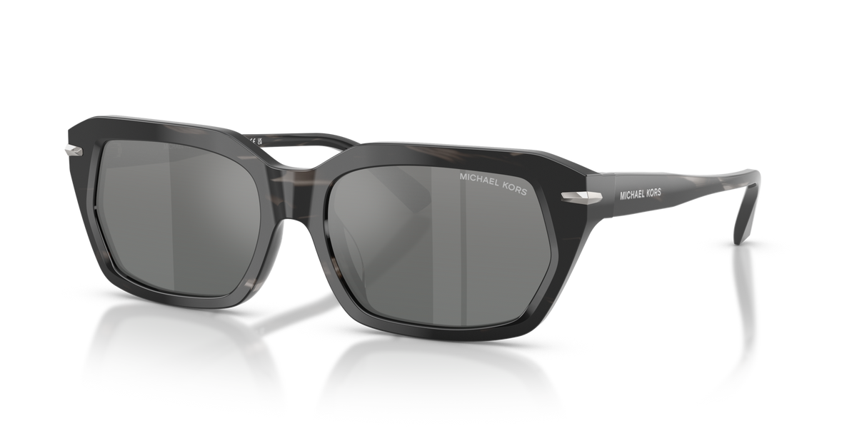 Michael Kors MK2265U 403488 black horn sunglasses 54mm angled view