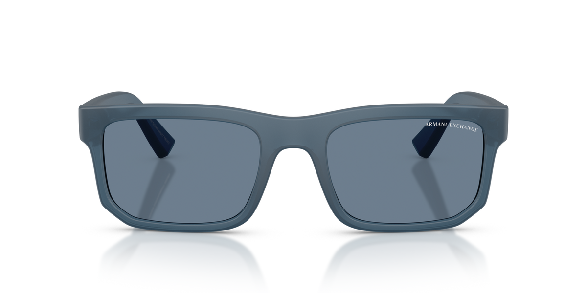 Armani Exchange AX4165S 83922V frosted blue sunglasses 56mm