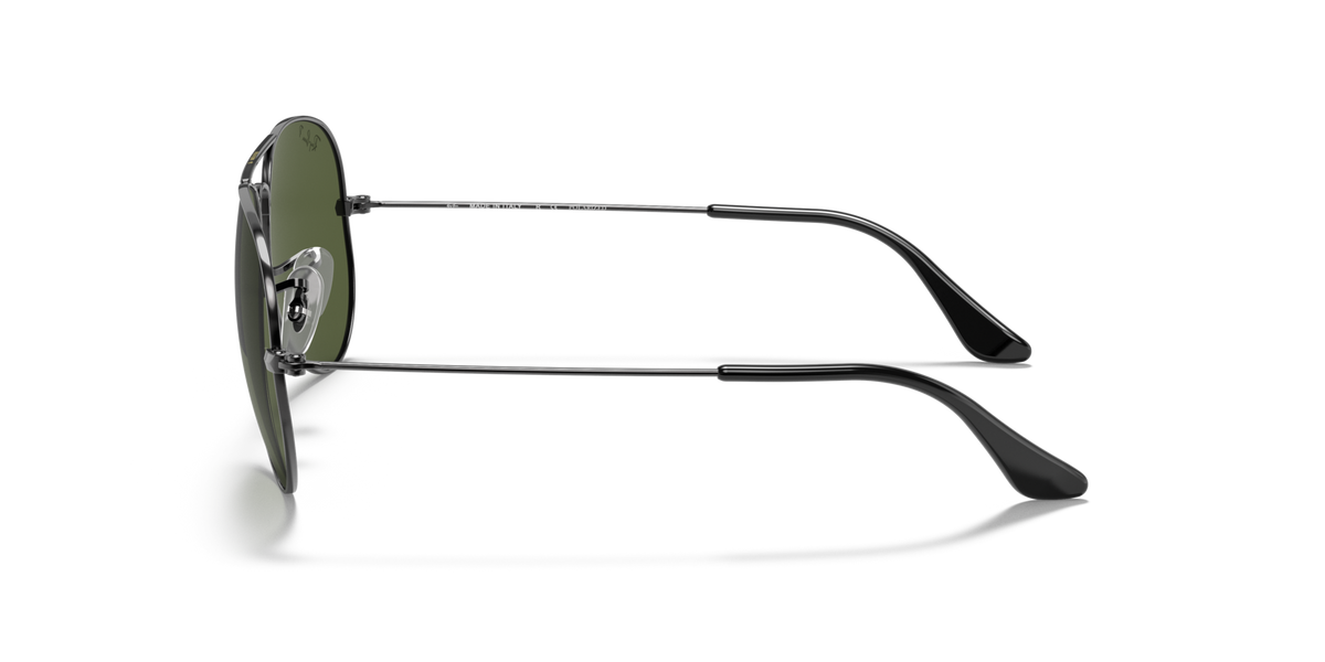 Ray-Ban RB3025 004/58 gunmetal sunglasses 58mm side view