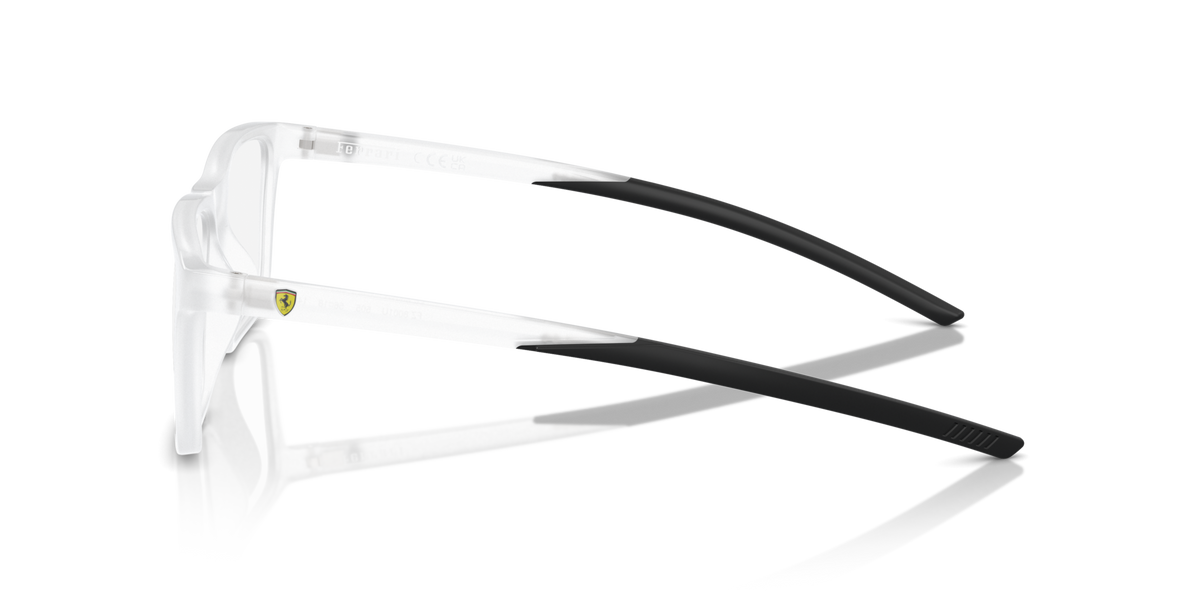 Ferrari FZ8001U 505 transparent grey eyeglasses 54mm side view