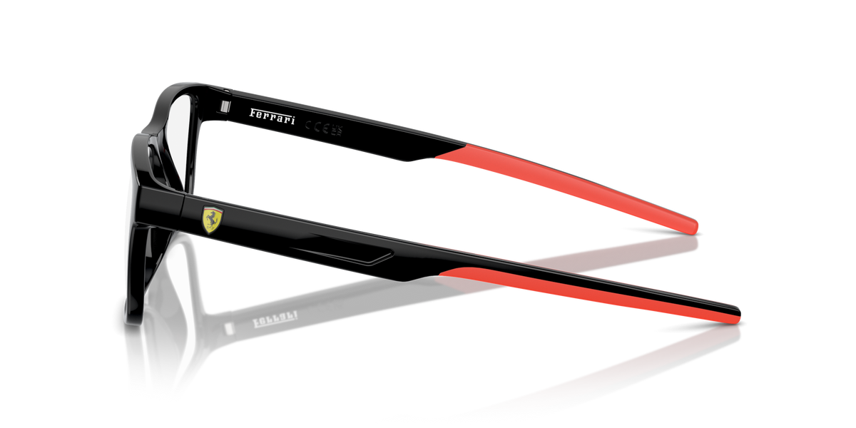 Ferrari FZ8003U 501 black eyeglasses 56mm side view