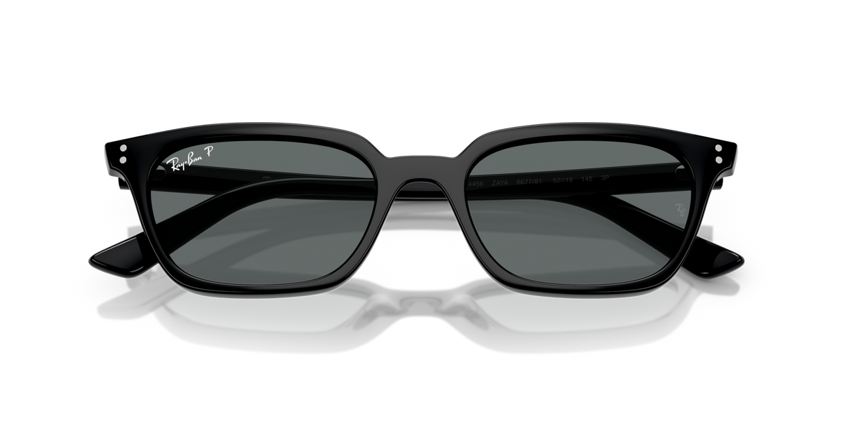 Ray-Ban RB4456 667781 black sunglasses 53mm folded view