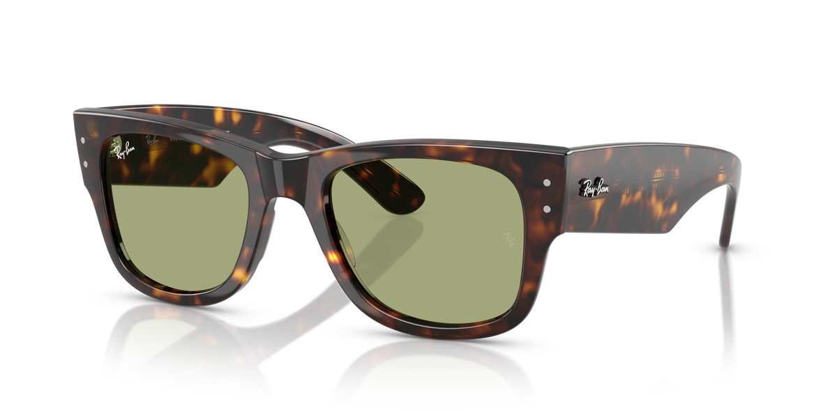 Ray-Ban RB0840S 902/4E havana sunglasses 51mm angled view