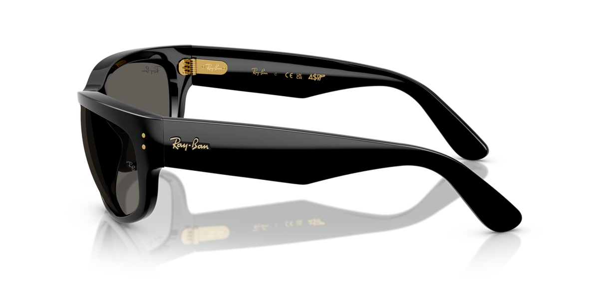Ray-Ban RB2289 6826J5 black sunglasses 60mm side view