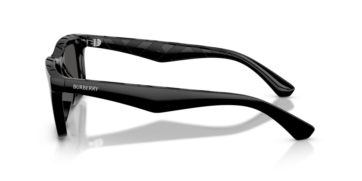 Burberry BE4475U 300187 black sunglasses 53mm side view