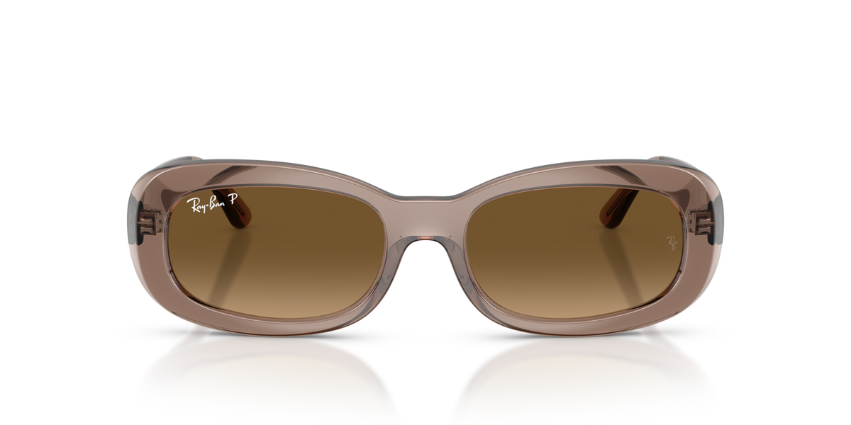Ray-Ban RB2221 6827M2 transparent beige sunglasses 53mm