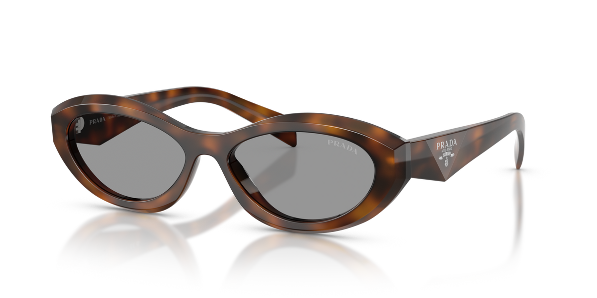 Prada PR26ZS 20D50Q juniper tortoise sunglasses 55mm angled view