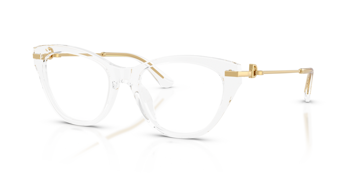 Dolce & Gabbana DG3428 3133 crystal eyeglasses 51mm angled view