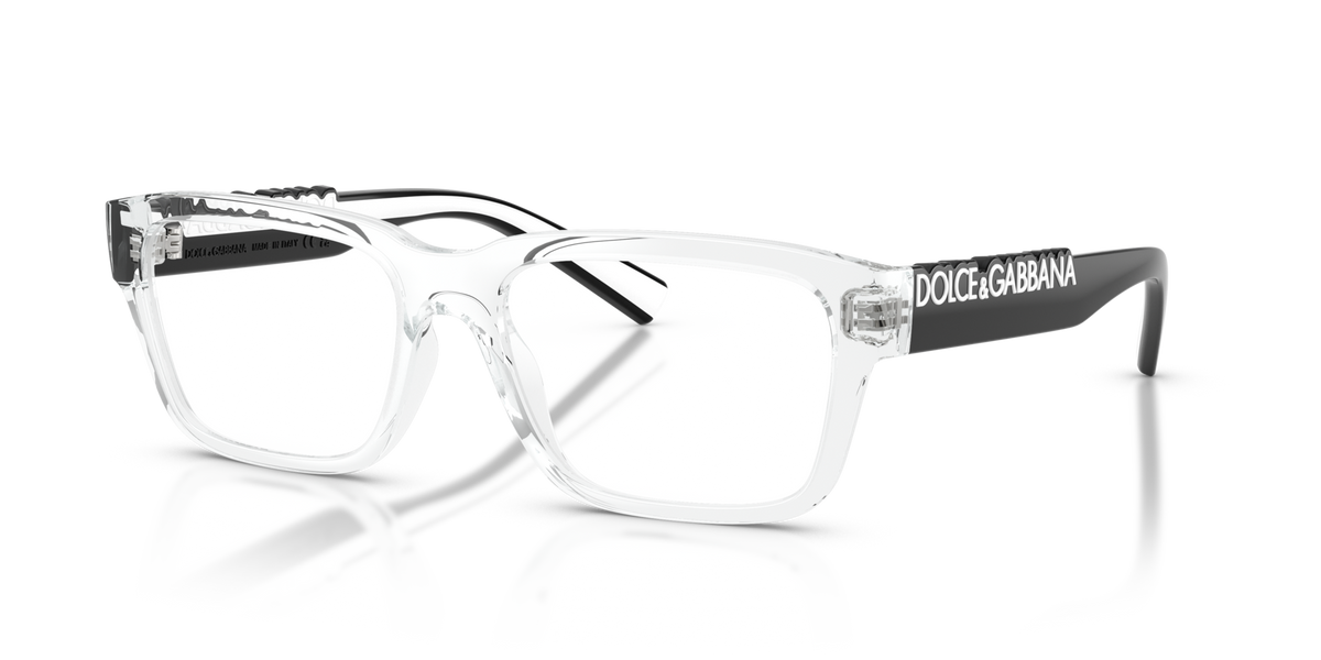 Dolce & Gabbana DG5112 3133 crystal eyeglasses 53mm angled view