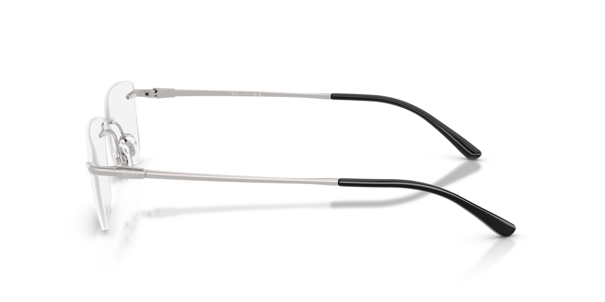 Ray-Ban RX8781D 1002 silver eyeglasses 56mm side view