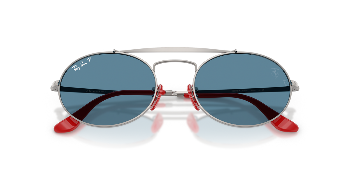 Ray-Ban RB3775M F001S2 gunmetal sunglasses 54mm folded view