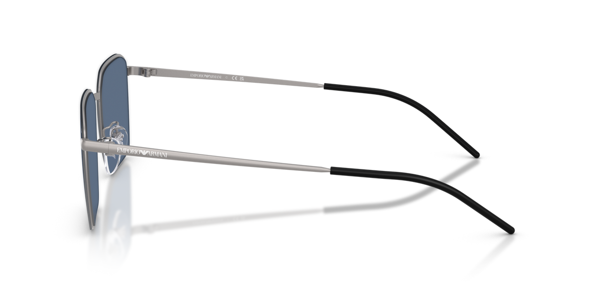Emporio Armani EA2172D 300380 matte gunmetal sunglasses 60mm side view