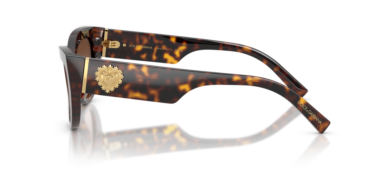 Dolce & Gabbana DG4536 502/13 havana sunglasses 55mm side view