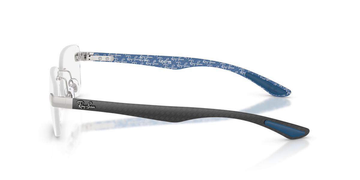 Ray-Ban RX8423 2501 silver eyeglasses 56mm side view