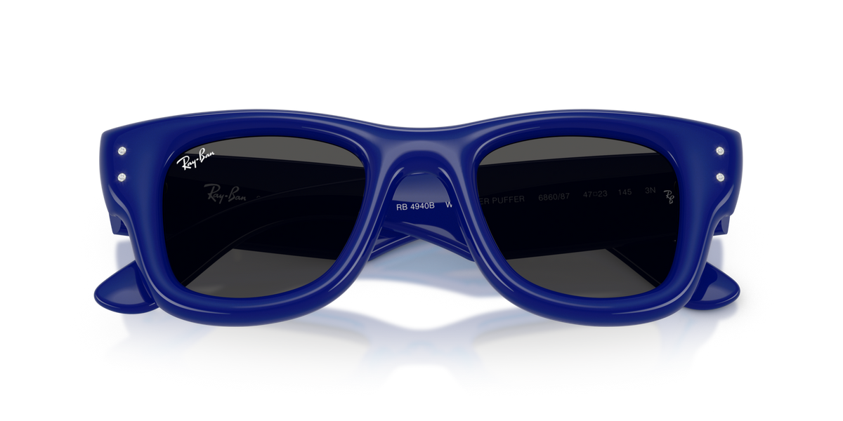 Ray-Ban RB4940B 686087 blue strass sunglasses 47mm folded view