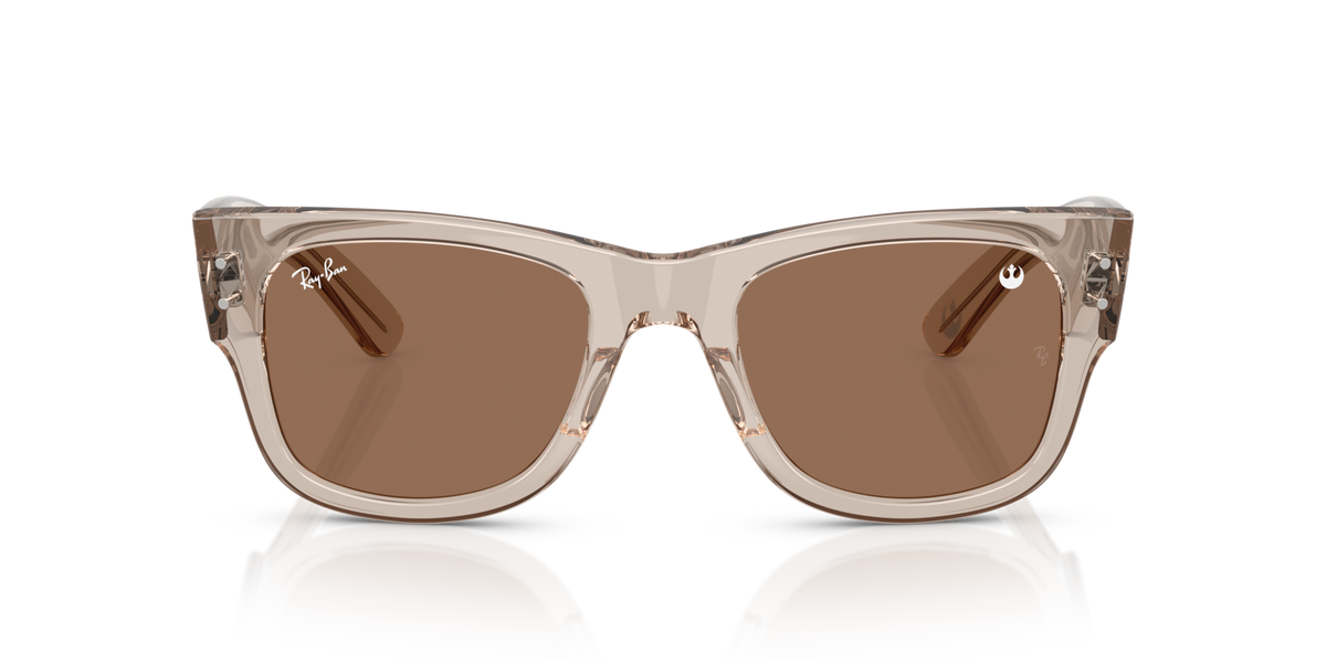Ray-Ban RB0840S 68701A transparent light brown sunglasses 51mm