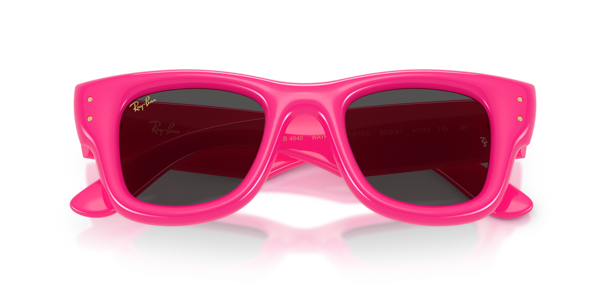 Ray-Ban RB4940 683287 fuchsia sunglasses 50mm folded view