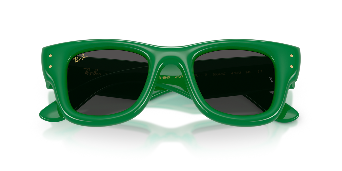 Ray-Ban RB4940 683487 green sunglasses 50mm folded view
