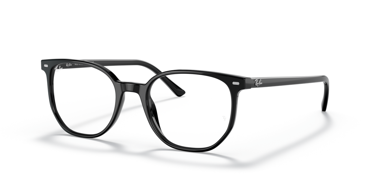 Ray-Ban RX5397 2000 black eyeglasses 48mm angled view