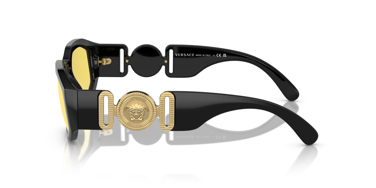 Versace VE4361 GB1/85 black sunglasses 53mm side view
