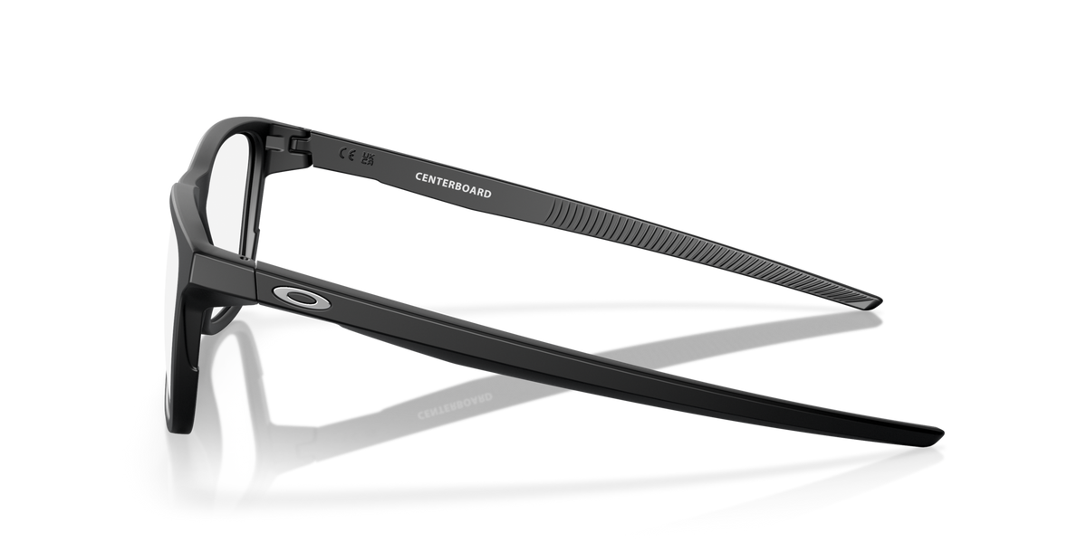 Oakley OX8163 01 satin black eyeglasses 53mm side view