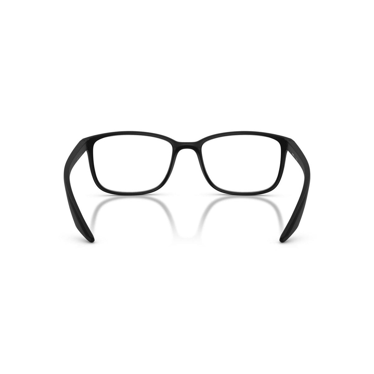 Prada Linea Rossa PS 07RV 1BO1O1 matte black eyeglasses 53mm folded view