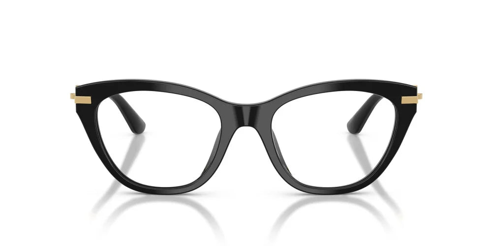 Dolce & Gabbana DG3428 501 black eyeglasses 51mm angled view