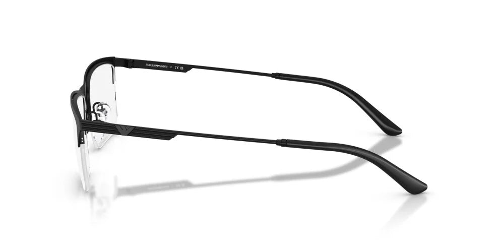 Emporio Armani EA1177 3001 matte black eyeglasses 55mm side view