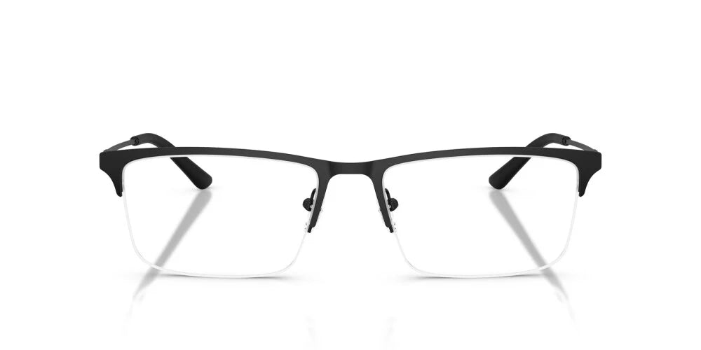 Emporio Armani EA1177 3001 matte black eyeglasses 55mm angled view