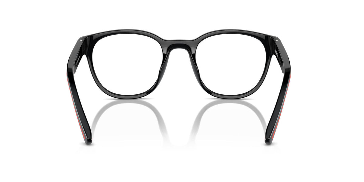 Ferrari FZ8002U 501 black eyeglasses 50mm side view