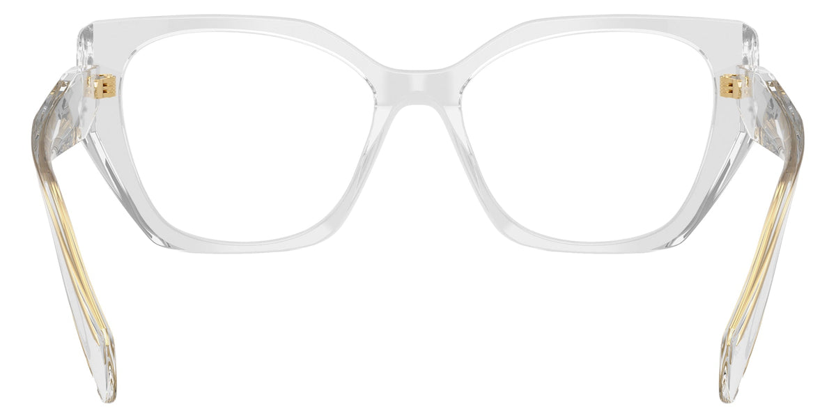 Prada PR18WV 12R1O1 transparent grey eyeglasses 52mm detail view