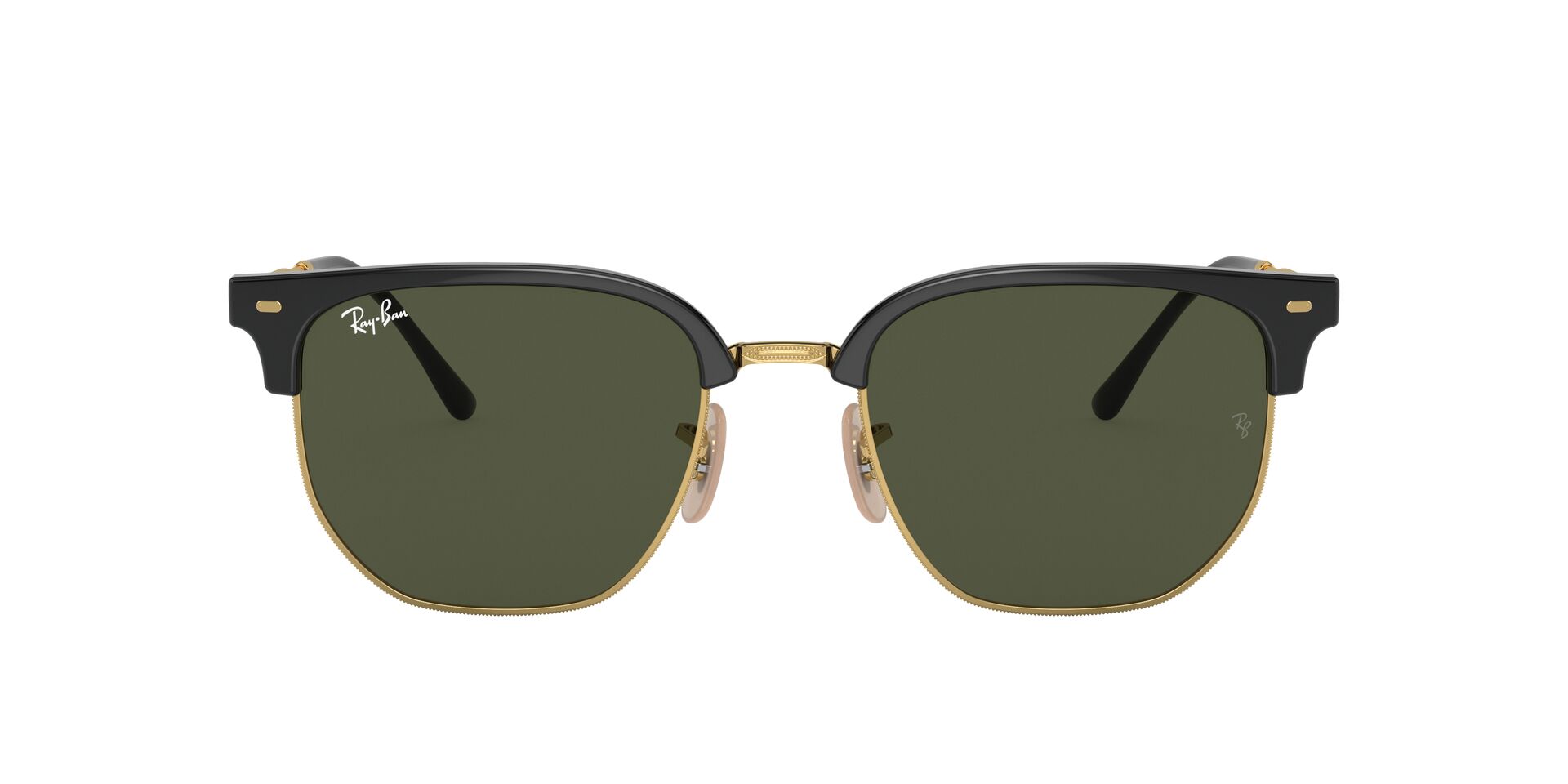 Ray-Ban New Clubmaster RB4416 601/31 – Black on Gold Sunglasses (53mm)