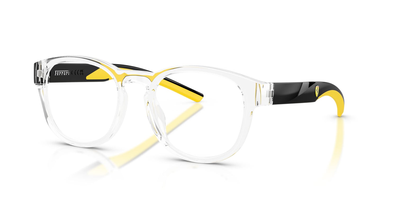 Ferrari FZ8021U 529 crystal eyeglasses 51mm angled view