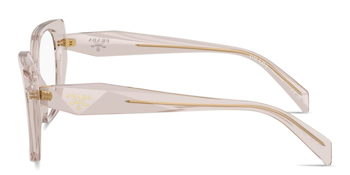 Prada PR18WV 29D1O1 cold mauve eyeglasses 52mm side view