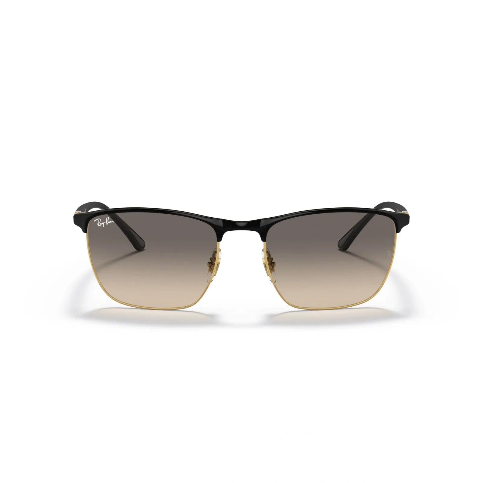 Ray-Ban RB3686 187/32 – Black on Gold Sunglasses (57mm)