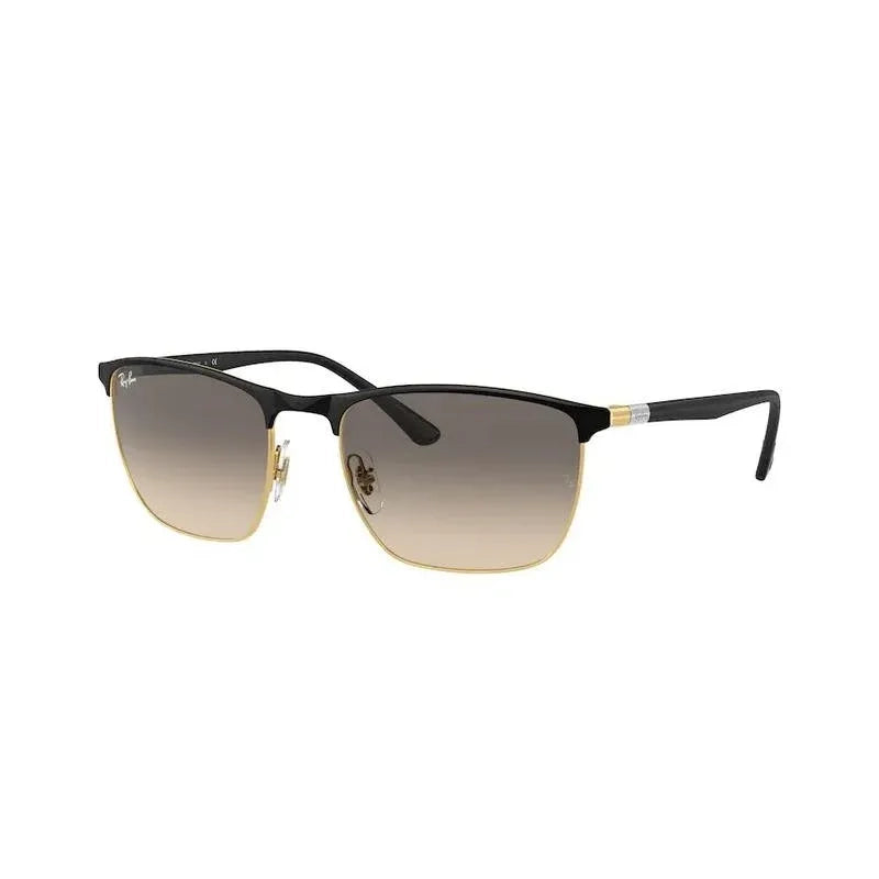 Ray-Ban RB3686 187/32 – Black on Gold Sunglasses (57mm)