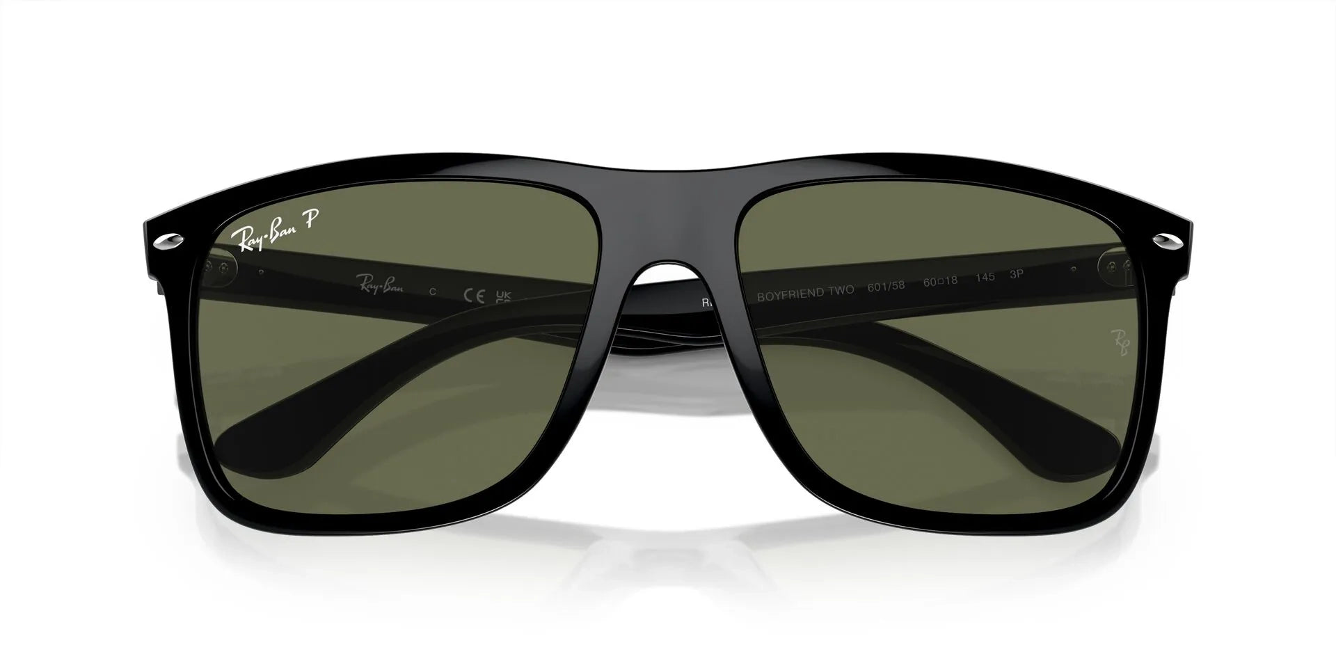 Ray-Ban Boyfriend RB4147 601/58 – Black Polarized Sunglasses (60mm)