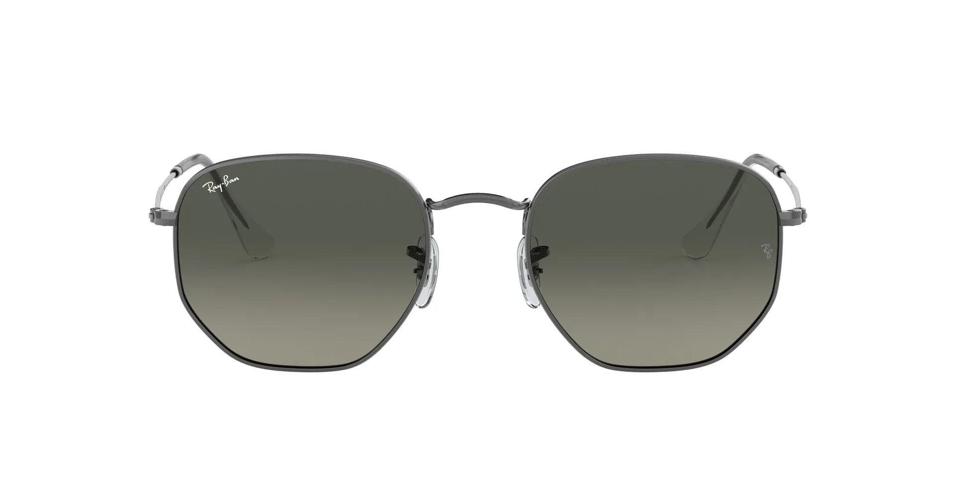 Ray-Ban Hexagonal RB3548N 004/71 – Gunmetal Sunglasses (54mm)