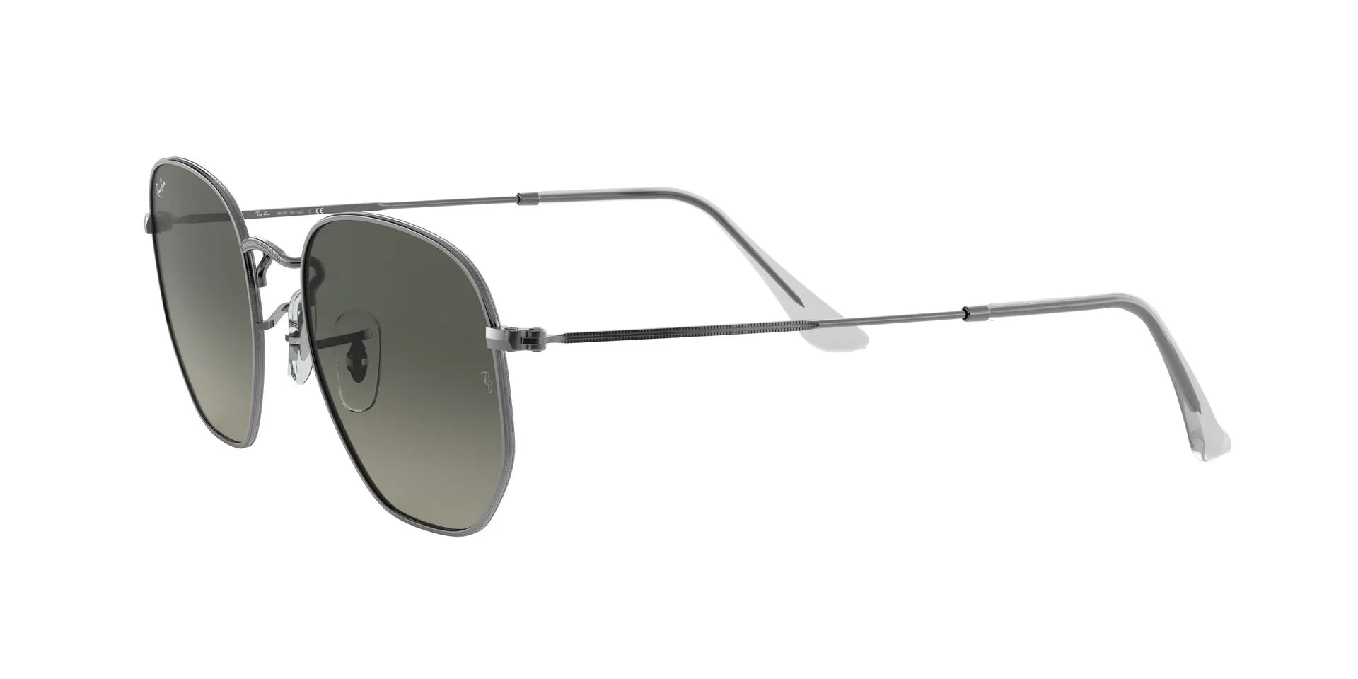 Ray-Ban Hexagonal RB3548N 004/71 – Gunmetal Sunglasses (54mm)