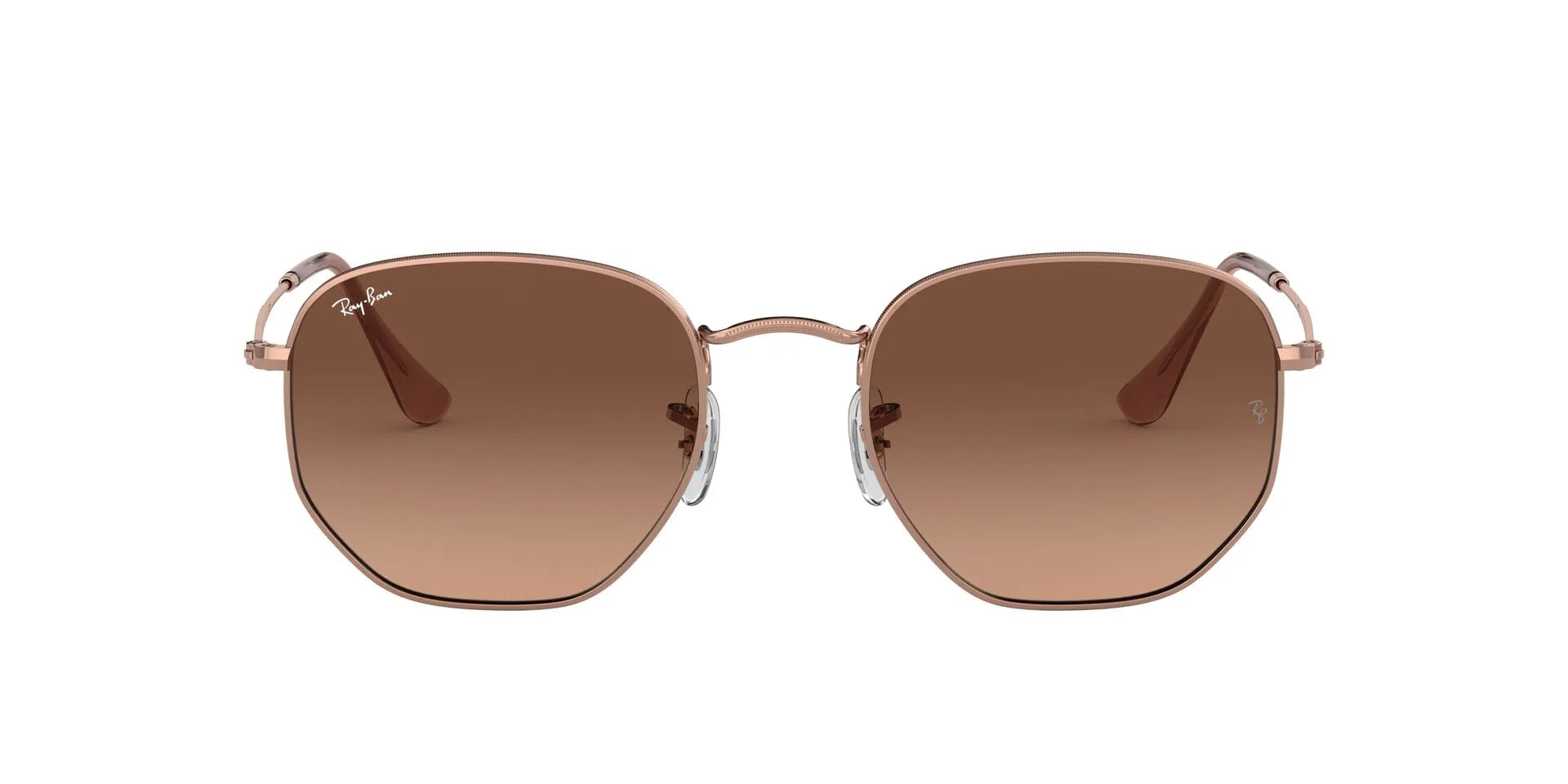 Ray-Ban Hexagonal RB3548N 9069A5 – Copper Sunglasses (54mm)