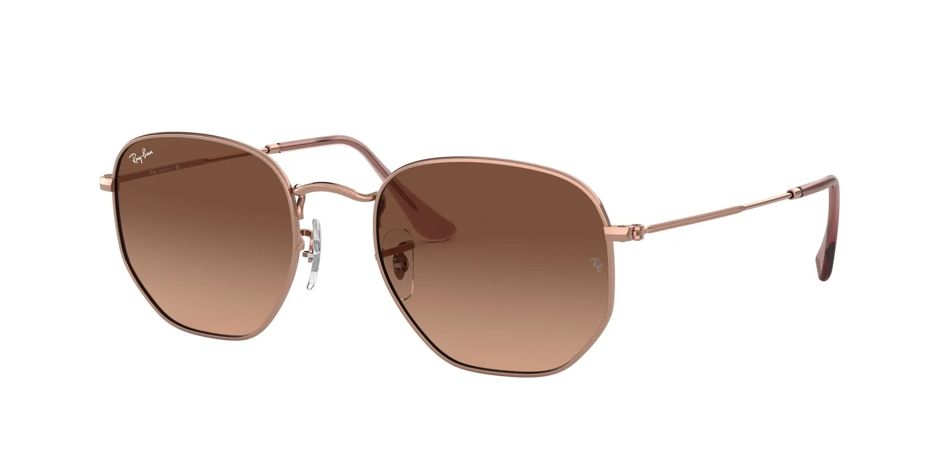 Ray-Ban Hexagonal RB3548N 9069A5 – Copper Sunglasses (54mm)