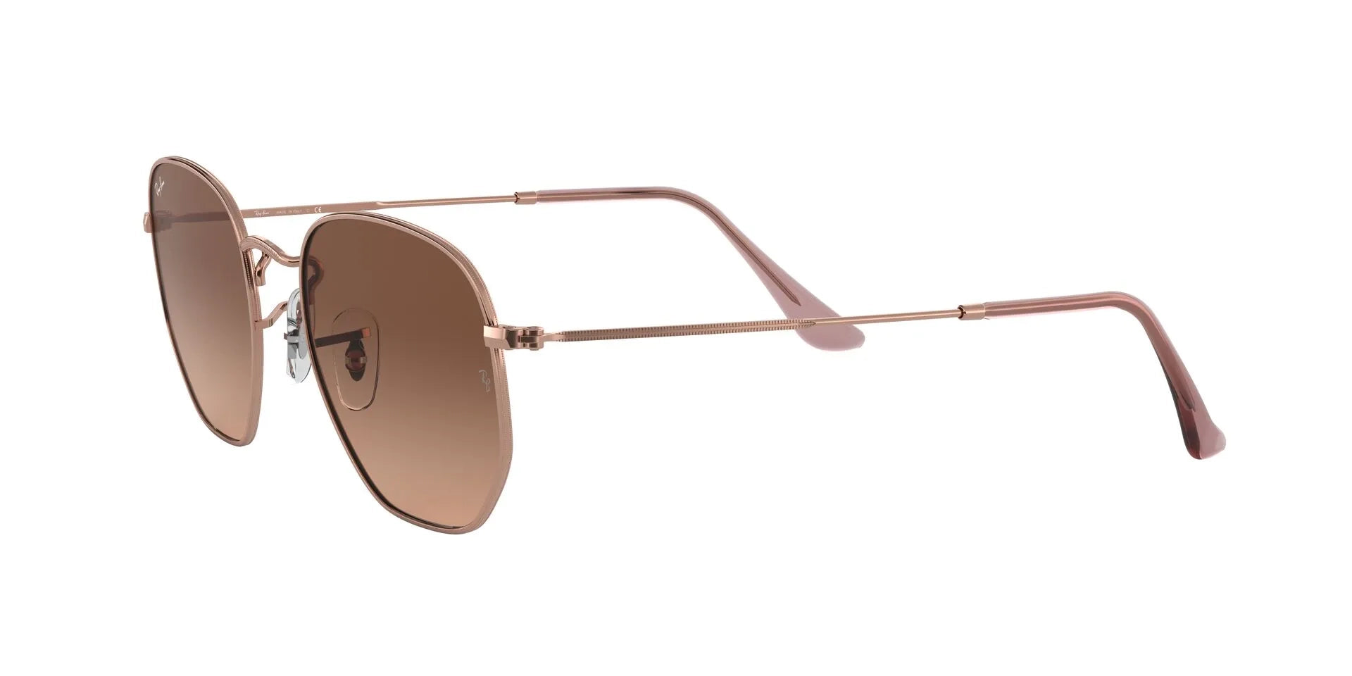 Ray-Ban Hexagonal RB3548N 9069A5 – Copper Sunglasses (54mm)