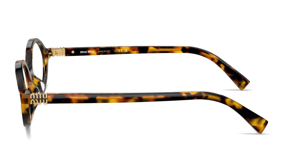 Miu Miu MU01XV VAU1O1 honey havana eyeglasses 50mm detail view