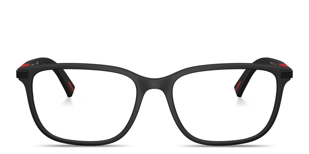 Prada Linea Rossa PS02RV DG01O1 black rubber eyeglasses 54mm