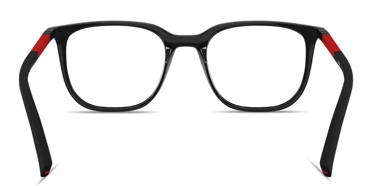 Prada Linea Rossa PS04RV 1AB1O1 black eyeglasses 50mm detail view