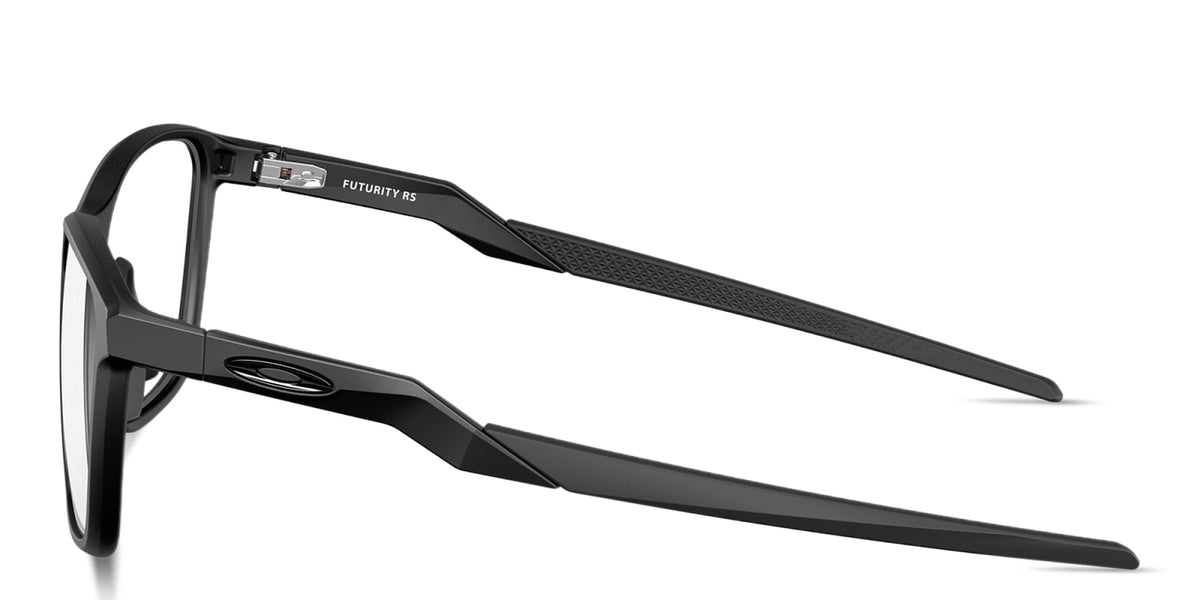 Oakley OX8186 01 satin black eyeglasses 54mm side view