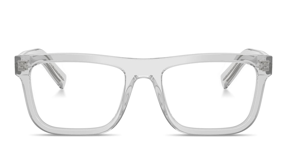 Prada PRC03V 17P1O1 crystal grey eyeglasses 53mm